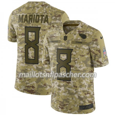 Maillot Tennessee Titans MARIOTA 8 Nike Salute to Service - Homme Maillot Tennessee Titans MARIOTA 8 Nike Salute to Service - Homme